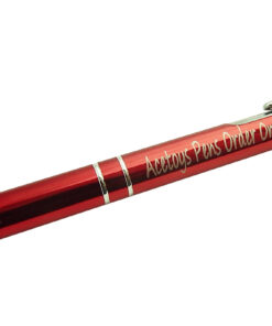 red laser engraved pen