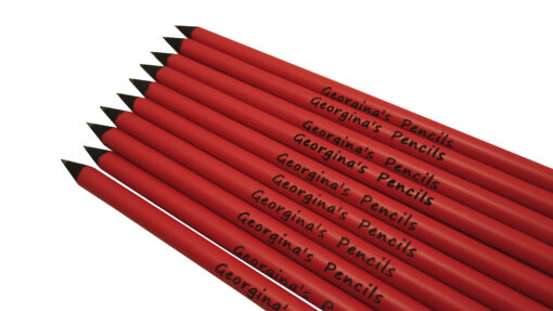 red blackwood pencils