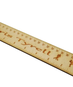 personalised wooden ruler