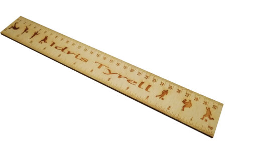 personalised wooden ruler