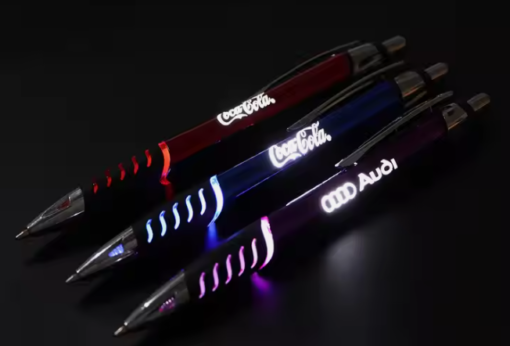 light up led engraved pens