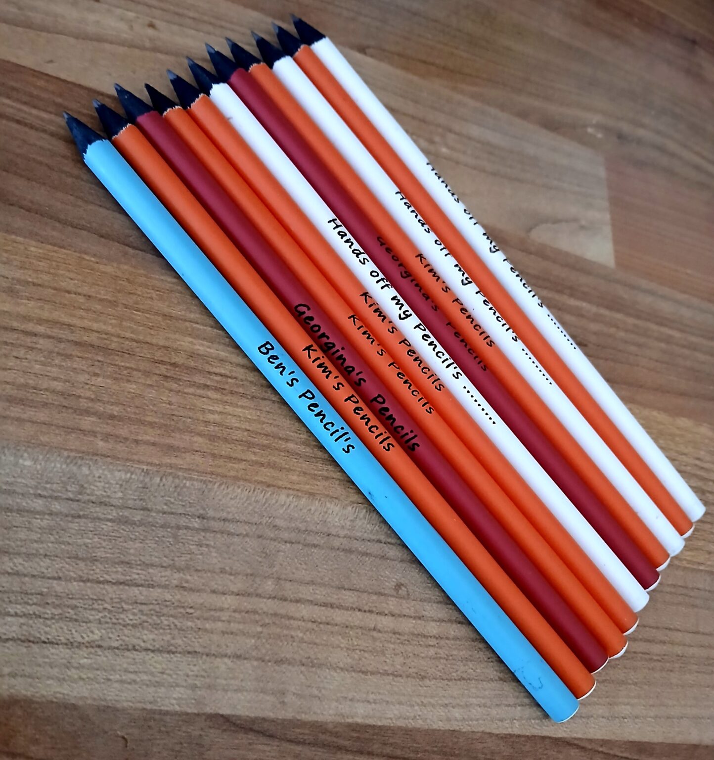 personalised blackwood pencils