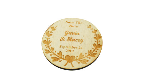 wooden save the date products