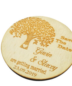 wooden save the date products