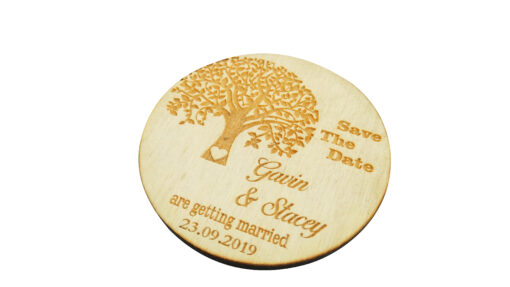 wooden save the date products