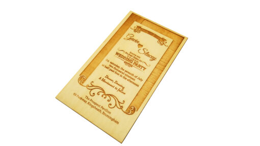 Wooden Wedding Invites - Image 4