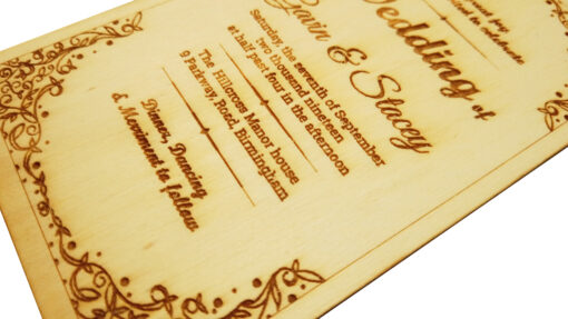 Wooden Wedding Invites - Image 6