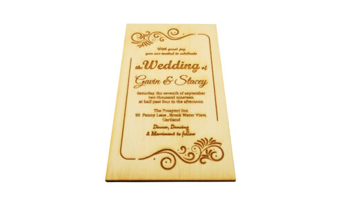 Wooden Wedding Invites - Image 12